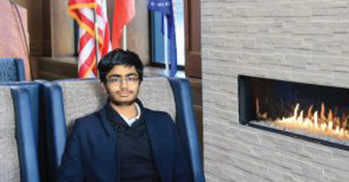 Karan is one of the 40 Regeneron Science Talent Search finalists that will compete in Washington, DC. Picture by University School of Milwaukee.