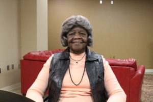 Doris Gary participated in the marches in the '60s and lived in Collegeville when the Rev. Fred L. Shuttlesworth was pastor of historic Bethel Baptist Church. (Ameera Steward Photo, The Birmingham Times)
