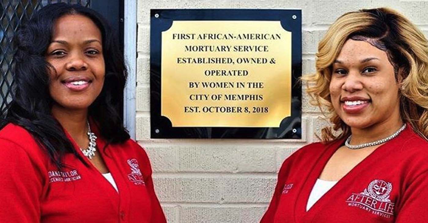 Madeline Lyles and Dana Taylor are staking their claim as the founders of the first mortuary service owned and operated by women in Memphis. (Courtesy photo)