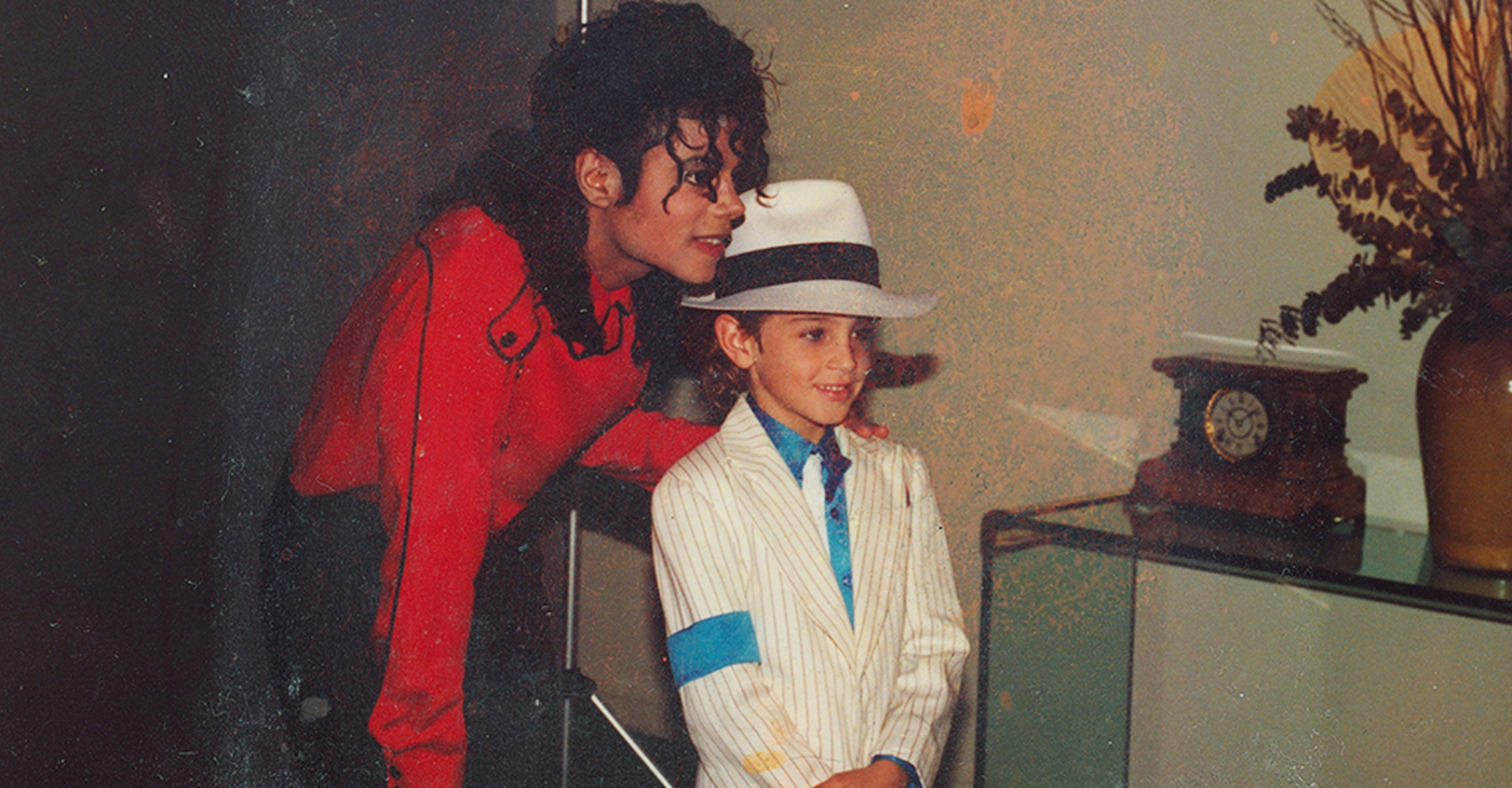 Michael Jackson and a young Wade Robson/Courtesy “Leaving Neverland”/Sundance Institute