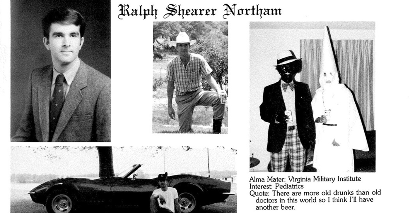 When racism is uncovered or exposed by anyone a change must take place. (Photo: Image from 1984 Eastern Virginia Medical College yearbook page of Virginia Governer Ralph Northam.)