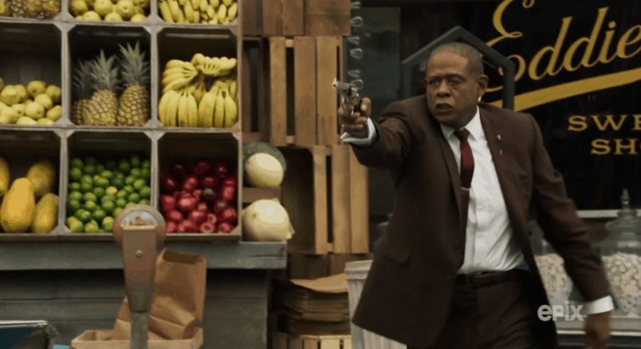 orest Whitaker stars as Bumpy Johnson (Image source: Epix Publicity photo for Godfather of Harlem)