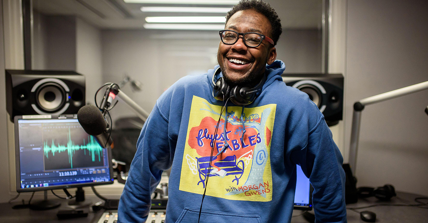 “Flyest Fables” is a podcast for all youth and adults by storyteller, producer and creator Morgan Givens. (Courtesy Photo)