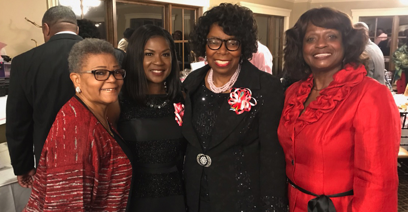 Doris Hill (third from left) teaches a message of empowerment born out of adversity. “If you want to live, we have to act like we want to live. We can’t sit around waiting to die. Live every minute that the Lord gives you breath,\" she said. (Courtesy photo)
