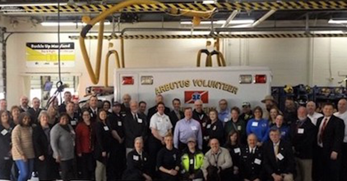 More than $272,000 is awarded to area nonprofit organizations at BGE's Emergency Response and Safety Grants ceremony held at the Arbutus Volunteer Fire Department in Baltimore County. (BGE photo)