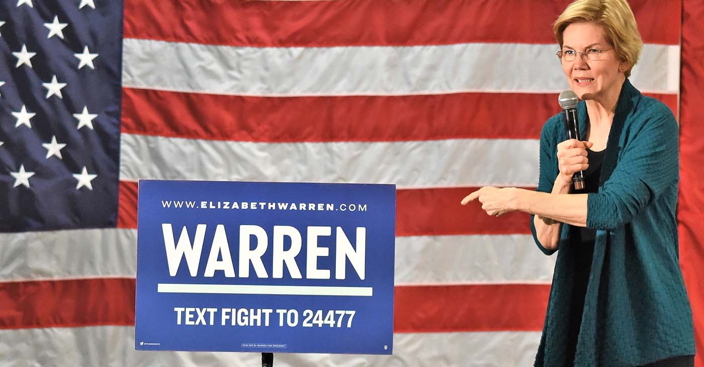 Declaring a need for "big, systematic change in this country,” U.S. Elizabeth Warren advocated a constitutional amendment that guarantees every voter’s vote is counted. (Photo Gary S. Whitlow/GSW Enterprises for The New Tri-State Defender)