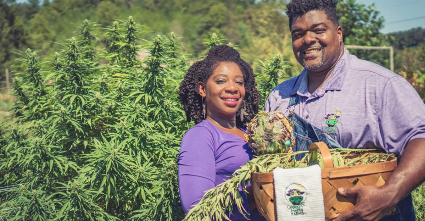 Clarenda Stanley-Anderson and her husband, Malcolm Anderson Sr., are hemp farmers in Liberty, N.C. Stanley-Anderson wants to expand the representation of hemp farmers, even if she’s far from the average industry insider. (Photo by: Donnie Rex/TNS)