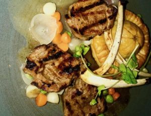 Brennan's Rhubarb Glazed Lamb by Dwight Brown
