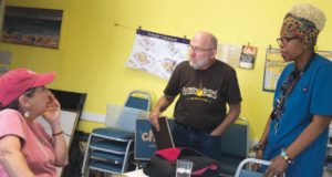 Lisa Lepofsky, Philip T. Rosen and Julia Pearce, members of the Concerned Citizens of Tybee, discussed the ramifications of cancelling Orange Crush