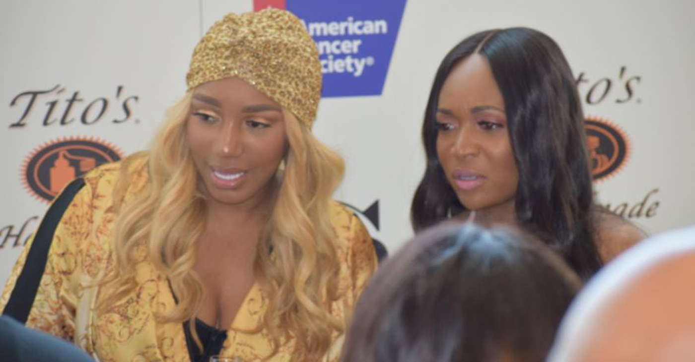 Nene Leakes, who is posing with her friend and RHOA co-star Marlo Hampton, became the first Black woman to open up a store at MGM National Harbor, with her shop Swagg Boutique.