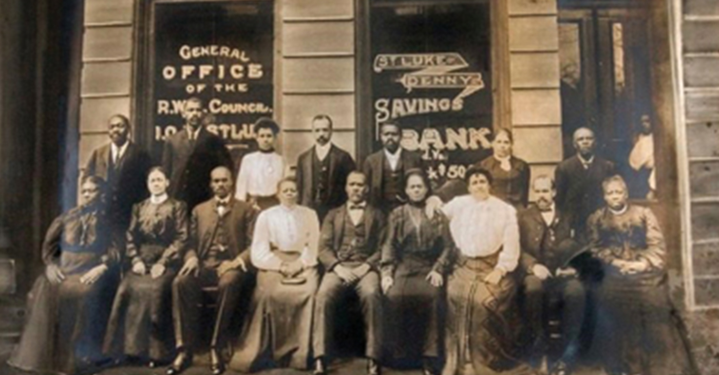 The St. Luke Penny Savings Bank in Richmond was one of the first Black-owned banks in the United States. (National Park Service; Maggie L. Walker National Historic Site)