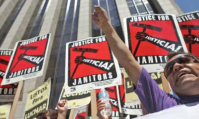 Americans rally nationwide for janitors' rights. (Courtesy photo)