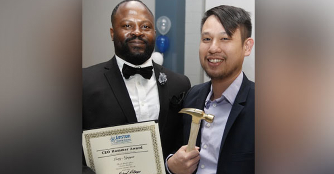 (l-r) Michael McKenzie and Long Nguyen (Photo by: gnocollaborative.com)