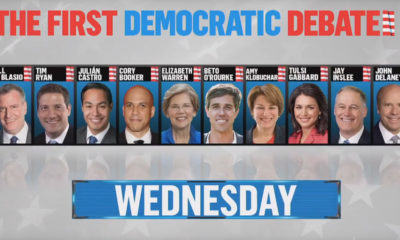 The second of the first two debates of the 2020 campaign will be June 27 in Miami. A second African American candidate, Sen. Kamala Harris of California, will be featured. (Photo: MSNBC.com)