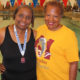 Loretta Griffin (left), 68, trained for the Senior Olympics at the Bickford Aquatic Center with her coach Cynthia Dickerson. “I just think she’s a winner,” Dickerson said of Griffin. “You don’t find that in many people.” (Photo: George W. Tillman Jr.)