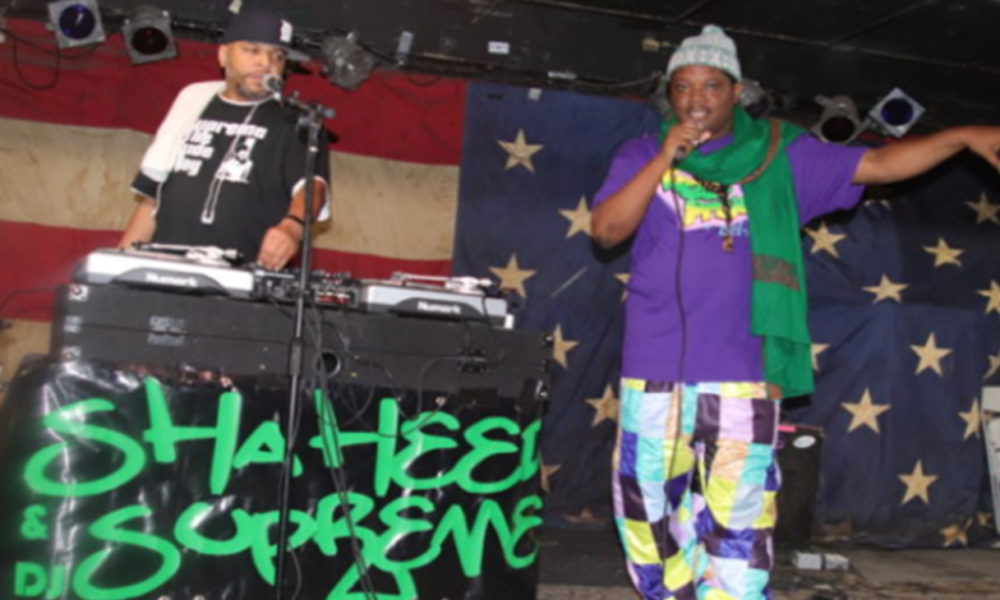 Shaheed Tawheed (right) and DJ Jon “Supreme” Malone. (Stephonia Taylor McLinn, For The Birmingham Times)