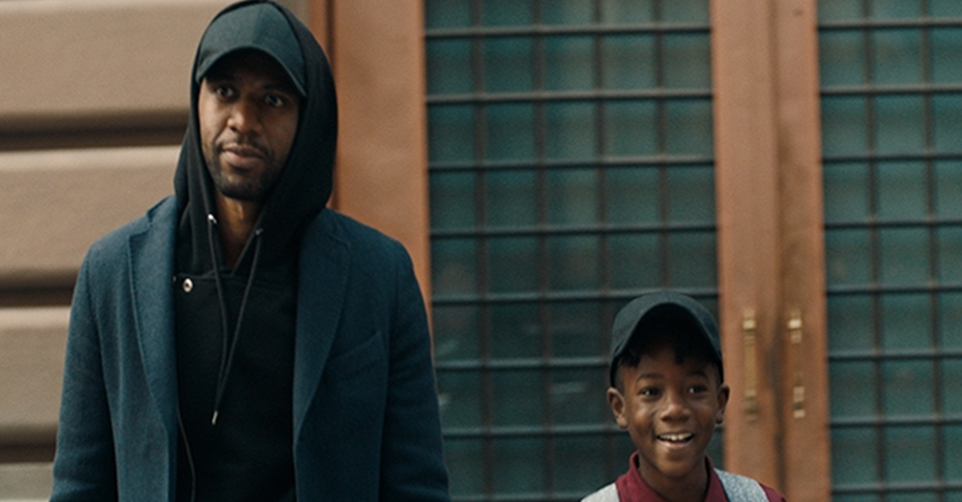 “The Look” follows a Black man throughout his day as he encounters a variety of ‘looks’ that symbolize a barrier to acceptance. In the film, the windows of a passing car are raised after his son waves to a young girl in the back seat. (Photo: Business Wire)