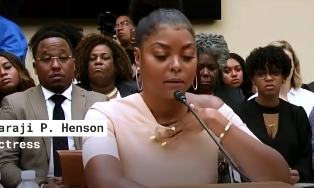 Award-winning actress and Empire star Taraji P. Henson testified before members of Congress on mental health issues in the African American community. (Photo: YouTube)