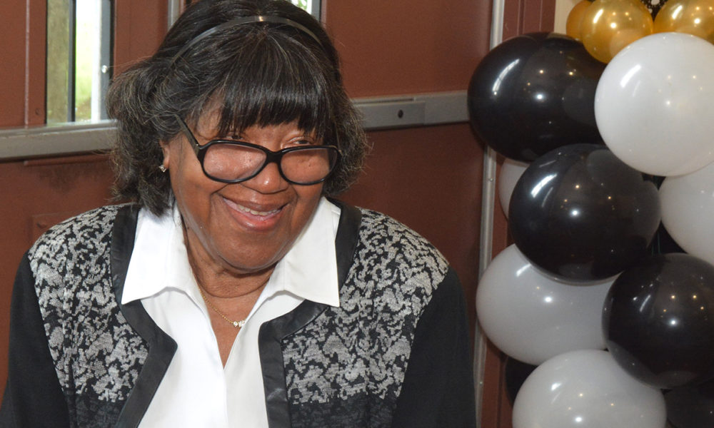 “My doctor said they made a mistake on my birth certificate because I can’t possibly be 87 years old,” said Ruth Tate as she celebrated her birthday. “But I say, we are going to keep living and enjoying our life. We’re not going to let age stop us.” (Photo: Tyrone P. Easley)