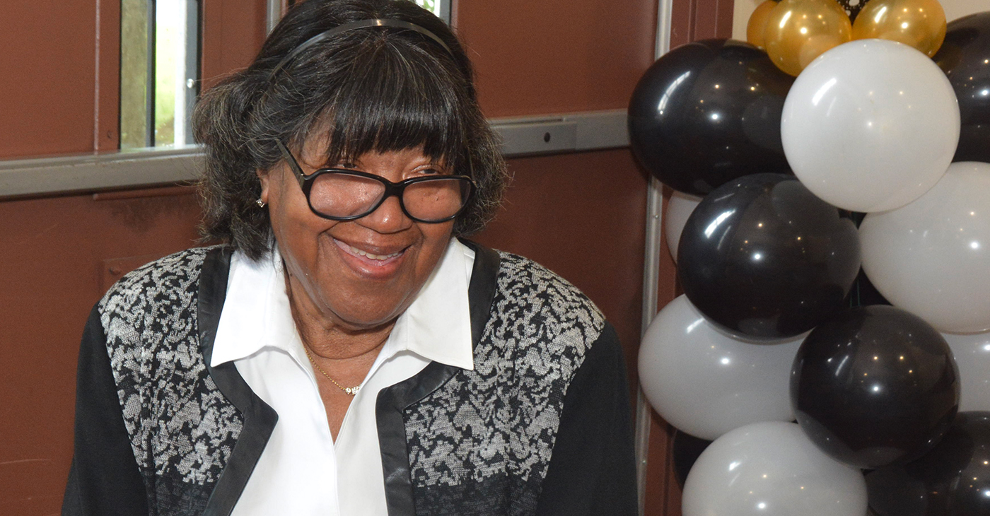 “My doctor said they made a mistake on my birth certificate because I can’t possibly be 87 years old,” said Ruth Tate as she celebrated her birthday. “But I say, we are going to keep living and enjoying our life. We’re not going to let age stop us.” (Photo: Tyrone P. Easley)