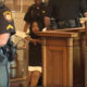 Former Hamilton County, Ohio Juvenile Judge Tracie Hunter is dragged from the courtroom following her sentencing for unlawful interest in a public contact, after she illegally helped her brother keep his county job by mishandling a confidential document. (Photo: YouTube)