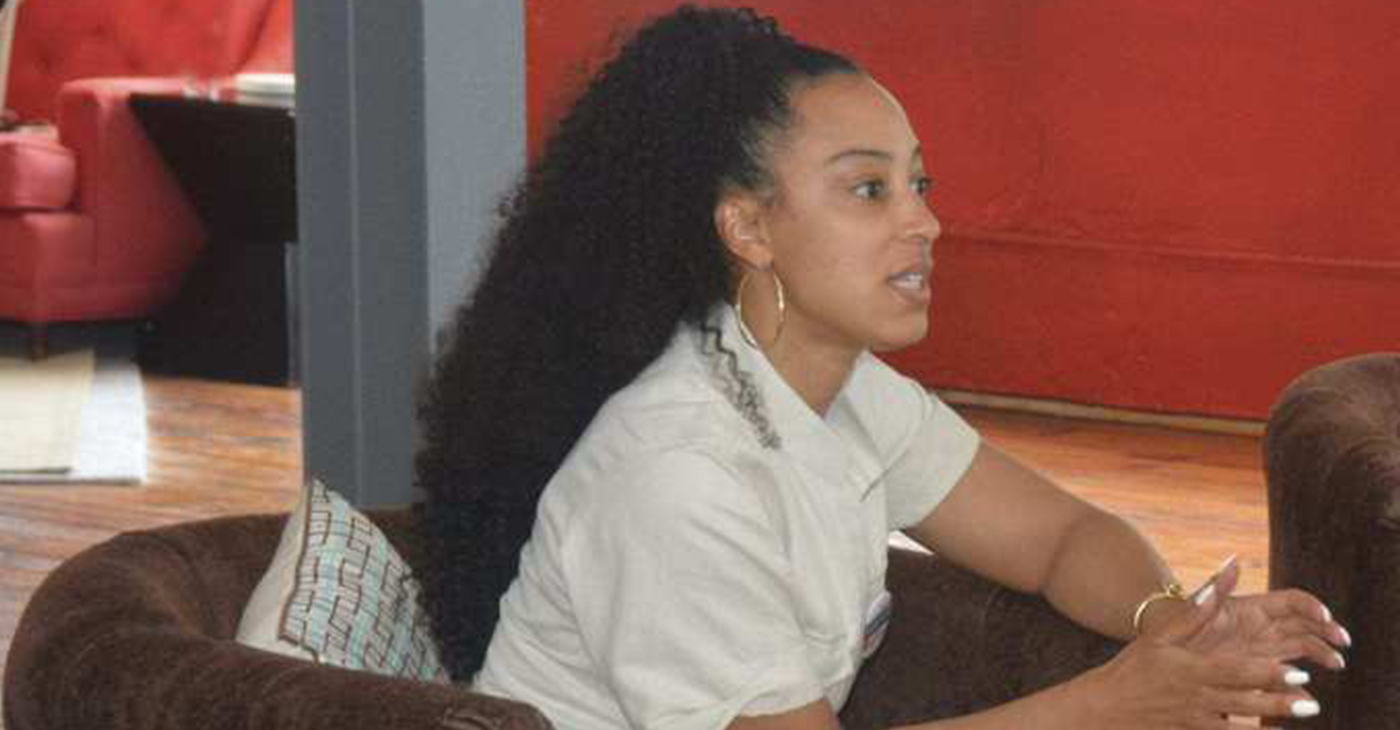 “Allowing your current major to govern when you have the type of power and the type of numbers you have in Memphis is unconscionable,” Angela Rye said at fundraiser luncheon for Memphis mayoral candidate Tami Sawyer on Thursday. (Photo: Tyrone P. Easley)