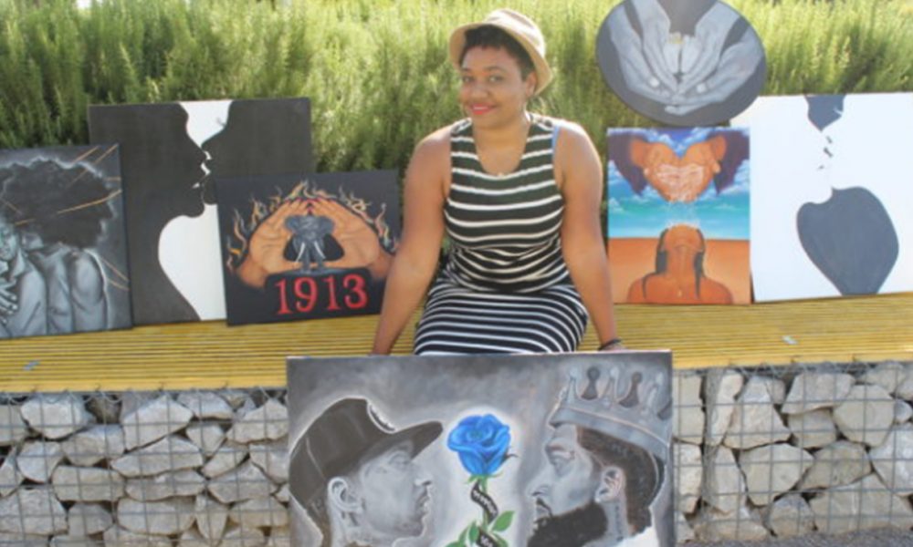 Artist Erika Mixon (Photo by: birminghamtimes.com)