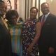 From left: Elias, Gaynell and Daagye Hendricks and Dr. George French during a welcome reception for French at the Hendricks' home hosted by the Clark Atlanta University Alumni Association Birmingham Chapter. (Photo by: Erica Wright | The Birmingham Times)