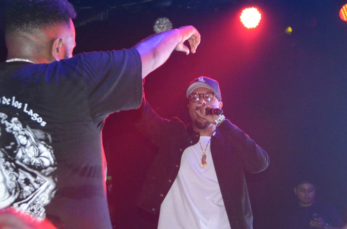 24 Hrs and Dom Kennedy perform “Black Out!” (Photo by: lasentinel.net)