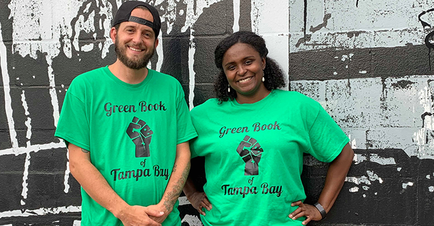 Green Book of Tampa Bay creators Joshua Bean and Hillary Van Dyke offers an online resource that gives readers information on African American cultural sites, black artists and black-owned businesses in Pinellas and Hillsborough Counties.