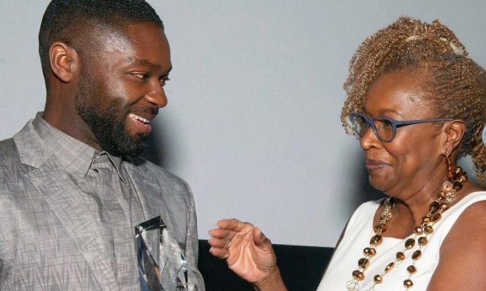 David Oyelowo (left) accepting the 2019 Trailblazer Award (Photo by: Terry Shropshire)