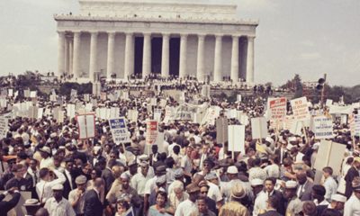A view of the crowd at the March on Washinton on Aug. 28, 1963. (Public domain photo.)