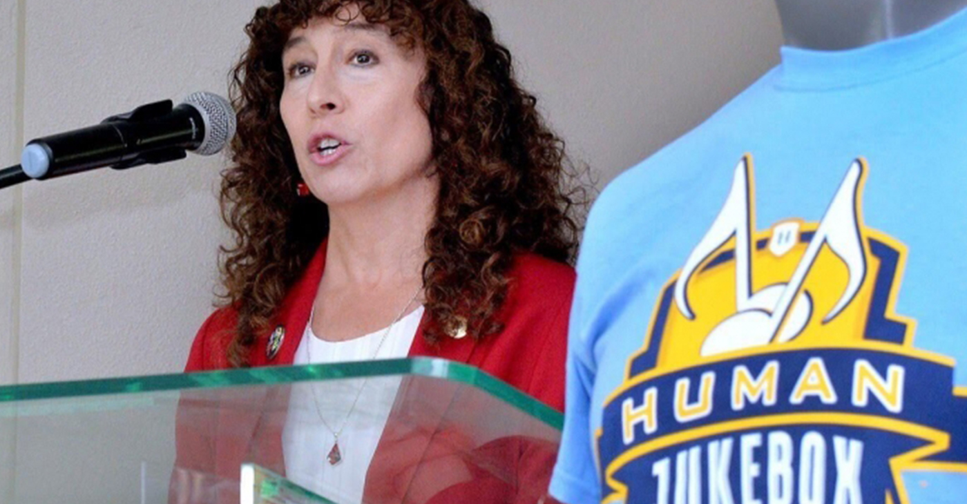 Rose Parade 2020 President Laura Farber visits Southern University in Baton Rouge. (Courtesy of Tournament of Roses Org.)