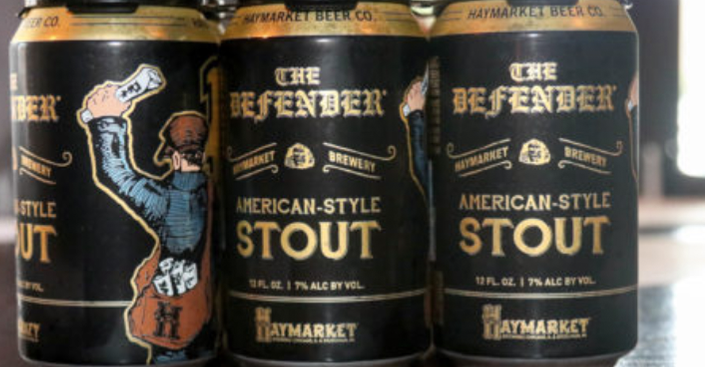 The Defender Beer by Haymarket Brewing (Photo by: Dorion Lewis)