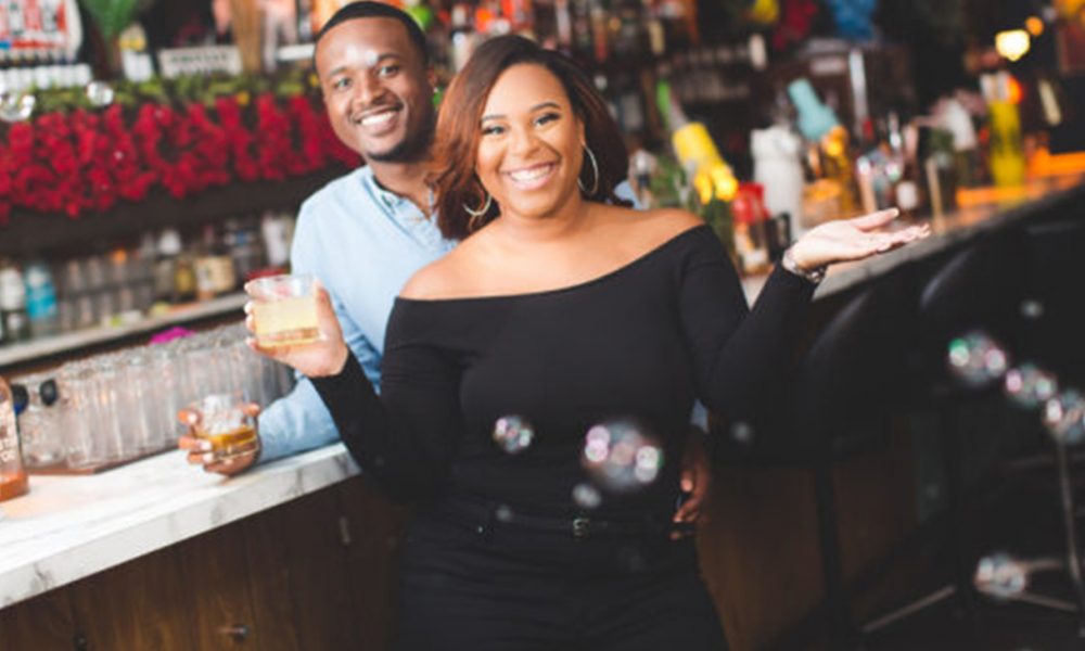 Olivia and Marcus Barnes Deliver With Full Bar Catering Service (Photo by: Infinite Creation Images)