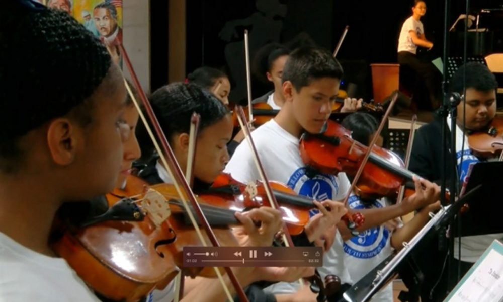 Students 6-18 can take free lessons at the Watts-Willowbrook Conservatory. (Photo courtesy of WWC)