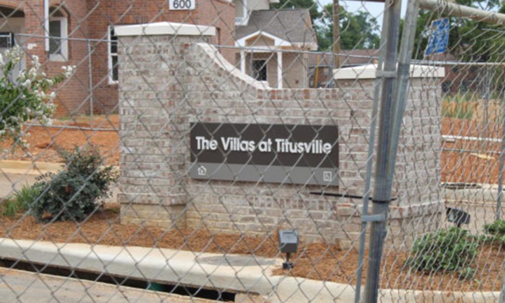 The Villas at Titusville located on Goldwire Street South West in North Titusville (Ameera Steward, The Birmingham Times)
