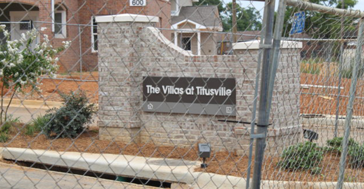 The Villas at Titusville located on Goldwire Street South West in North Titusville (Ameera Steward, The Birmingham Times)