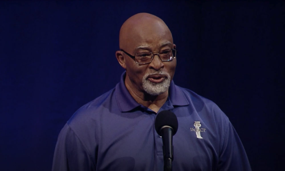 Storyteller Morris Irby, the first black baseball player at Tennessee Tech University discusses the cost of being a trailblazer. (Photo: Stories from the Stage)
