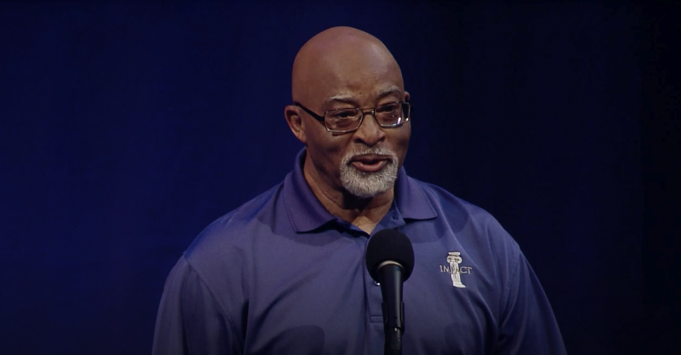 Storyteller Morris Irby, the first black baseball player at Tennessee Tech University discusses the cost of being a trailblazer. (Photo: Stories from the Stage)