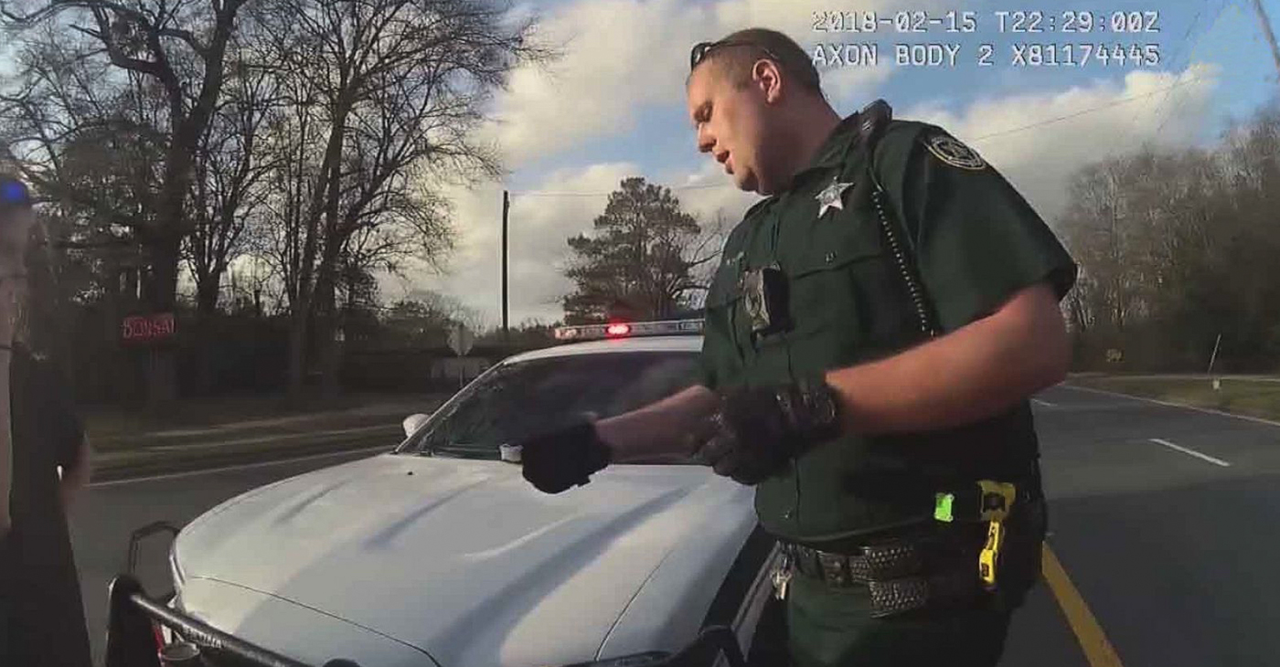 The video, which Wester recorded after mistakenly believing he had shut off his body and dash cam, shows the officer pulling a woman over for an alleged traffic violation.
