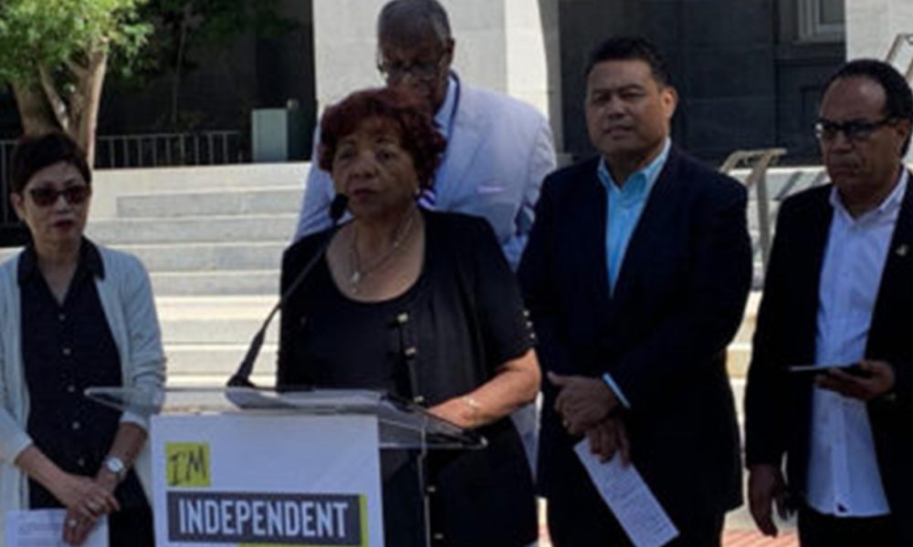 NAACP State President Alice Huffman and other statewide and local community based leaders. (Photo by: sacobserver.com)