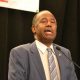 Ben Carson, secretary of the U.S. Department of Housing and Urban Development, speaks during the National Coalition for Homeless Veterans' annual conference at the Grand Hyatt Hotel in northwest D.C. on May 30, 2018. (Photo by: Brigette White | The Washington Informer)