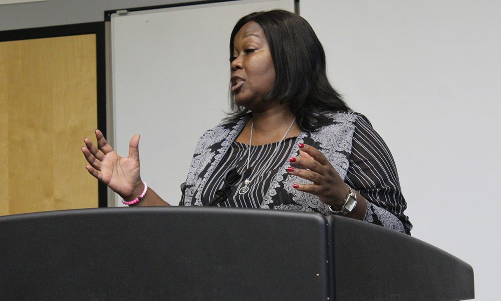 Jefferson County Commissioner Sheila Tyson said it’s important to get the word out about Census 2020. (Photo by: Ameera Steward)