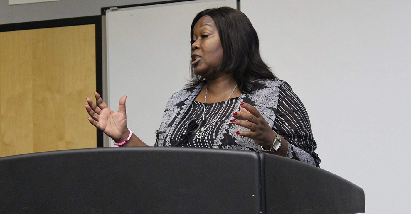 Jefferson County Commissioner Sheila Tyson said it’s important to get the word out about Census 2020. (Photo by: Ameera Steward)