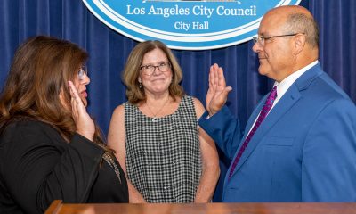Swearing in of Martin Adams as the new as the new general manager and chief engineer of the Los Angeles Department of Water and Power. (Photo by: ladwpnews.com)