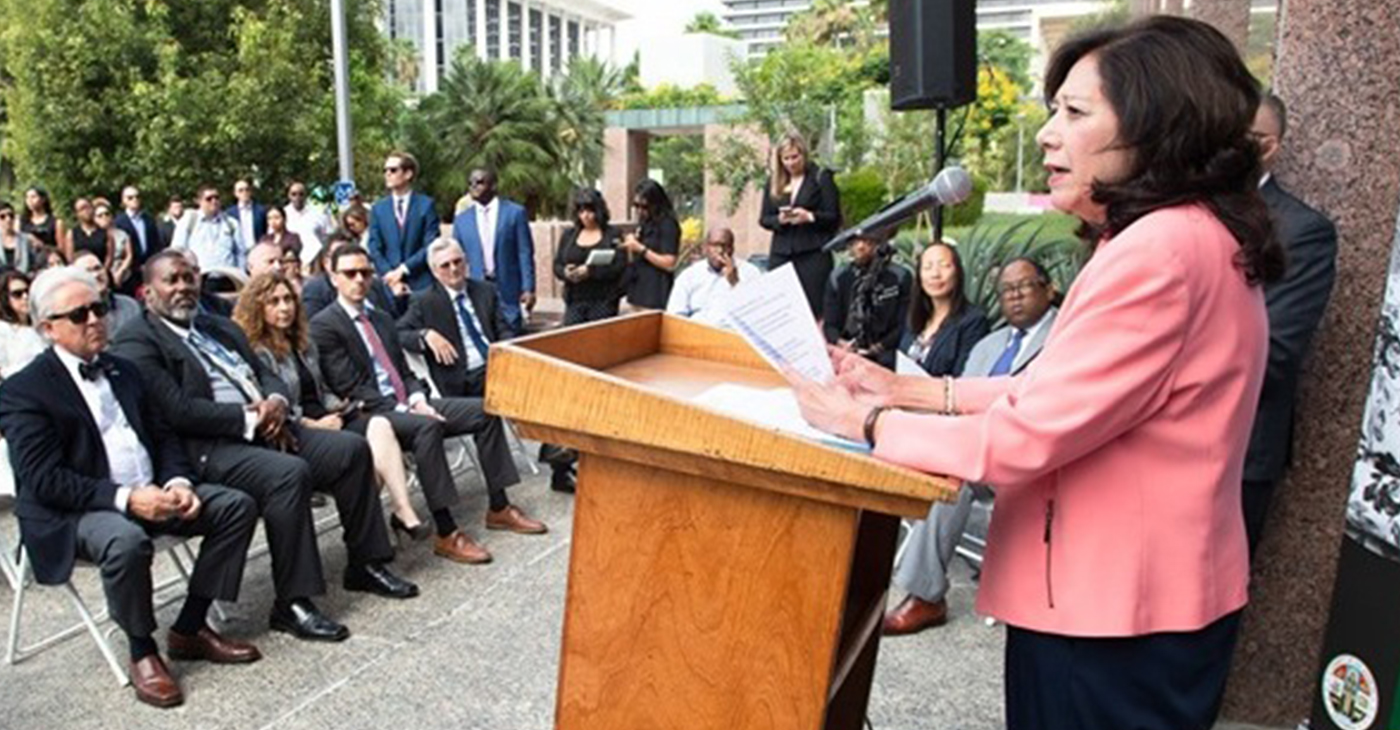 Supervisor Hilda Solis (Photo by: wavenewspapers.com)