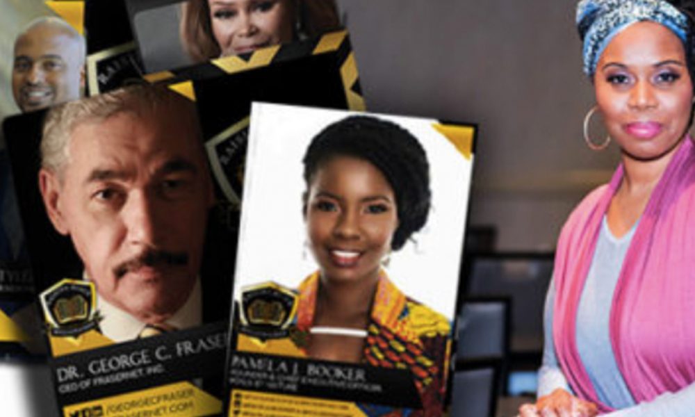 Thiah Veona (right) created the Raising Black Millionaires Flashcards after being inspired by Robert F. Smith’s generous donation to pay off Morehouse graduates’ student loan debt.