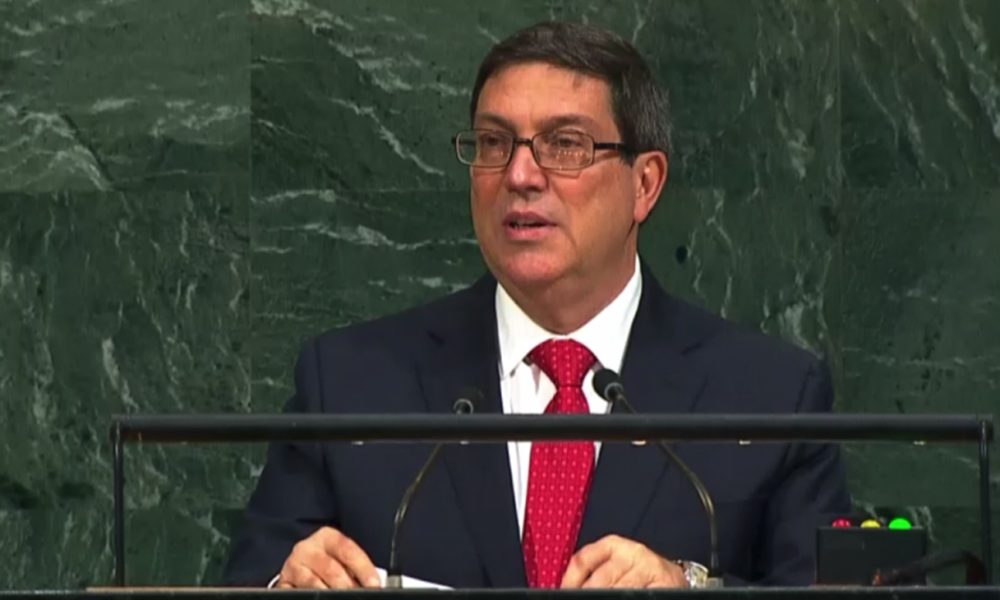 H.E. Mr. Bruno Rodríguez Parrilla, Minister of Foreign Affairs of the Republic of Cuba, at the General Debate of the Seventy-Fourth Session of the United Nations General Assembly.