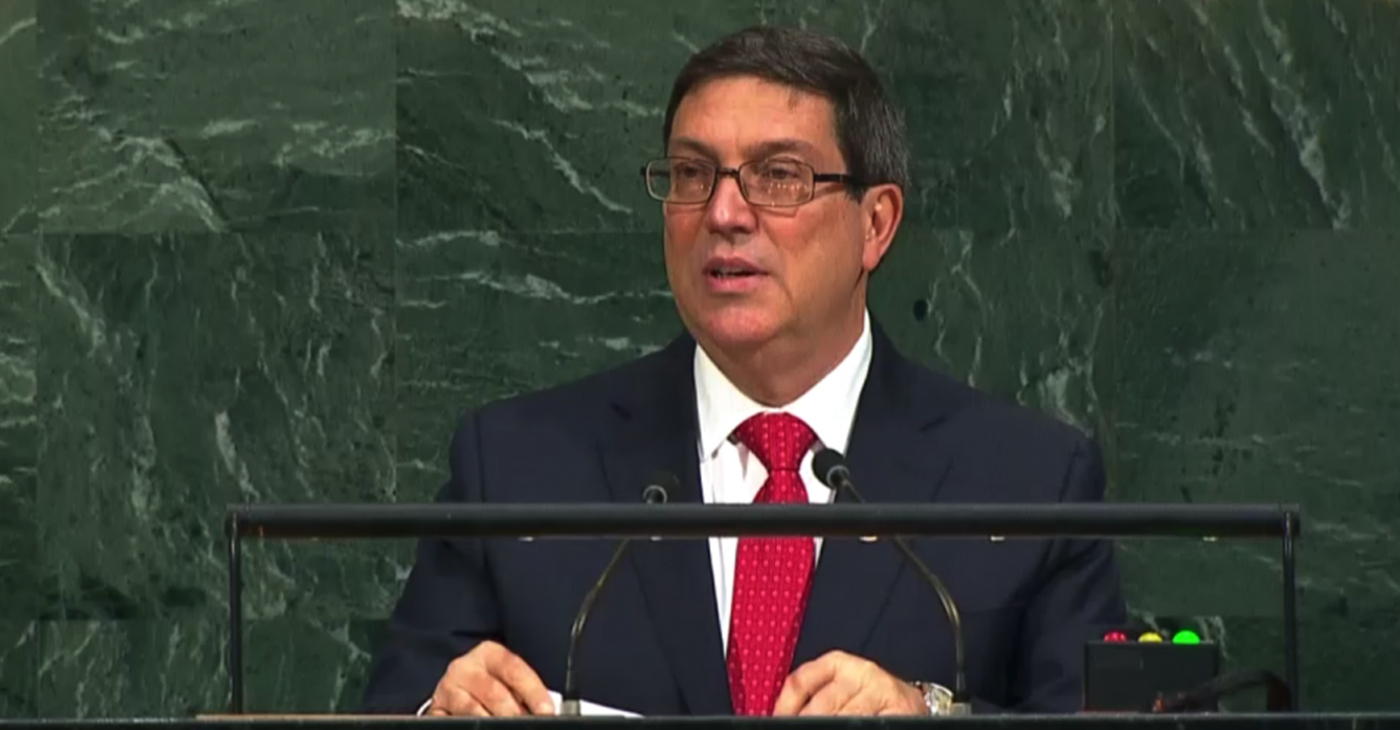 H.E. Mr. Bruno Rodríguez Parrilla, Minister of Foreign Affairs of the Republic of Cuba, at the General Debate of the Seventy-Fourth Session of the United Nations General Assembly.
